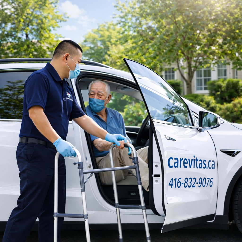 CareVitas caregiver providing personal care at home